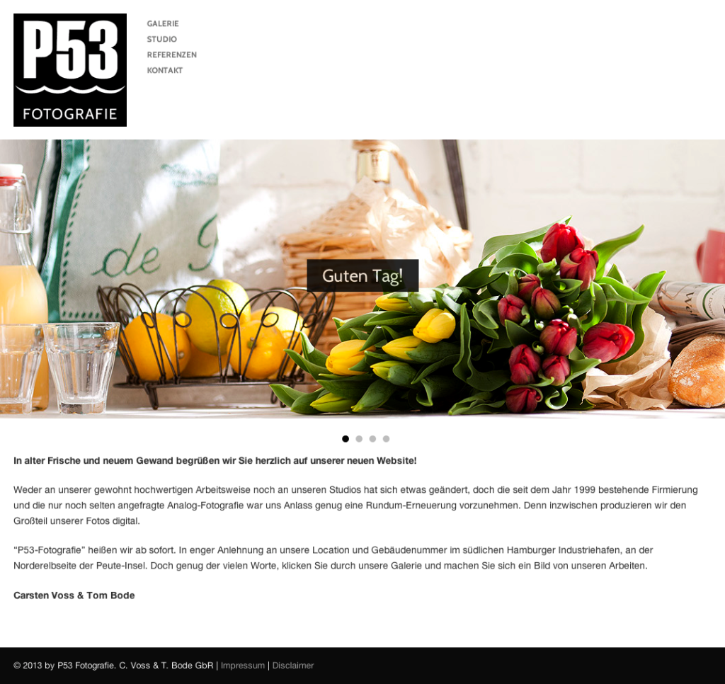 P53-Fotografie Website Homepage
