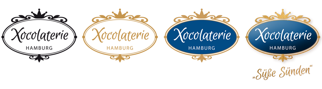 Xocolaterie-Logovarianten